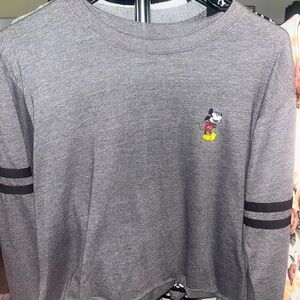 Gray Mickey Mouse Sweatshirt